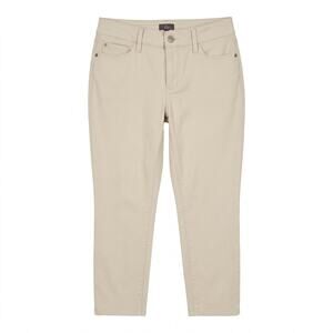 NxD Cream Straight Leg Pants Size Petite 4